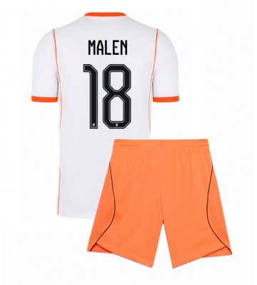 Holland Donyell Malen #18 Udebanetrøje Børn VM 2026 Kortærmet (+ Korte bukser)